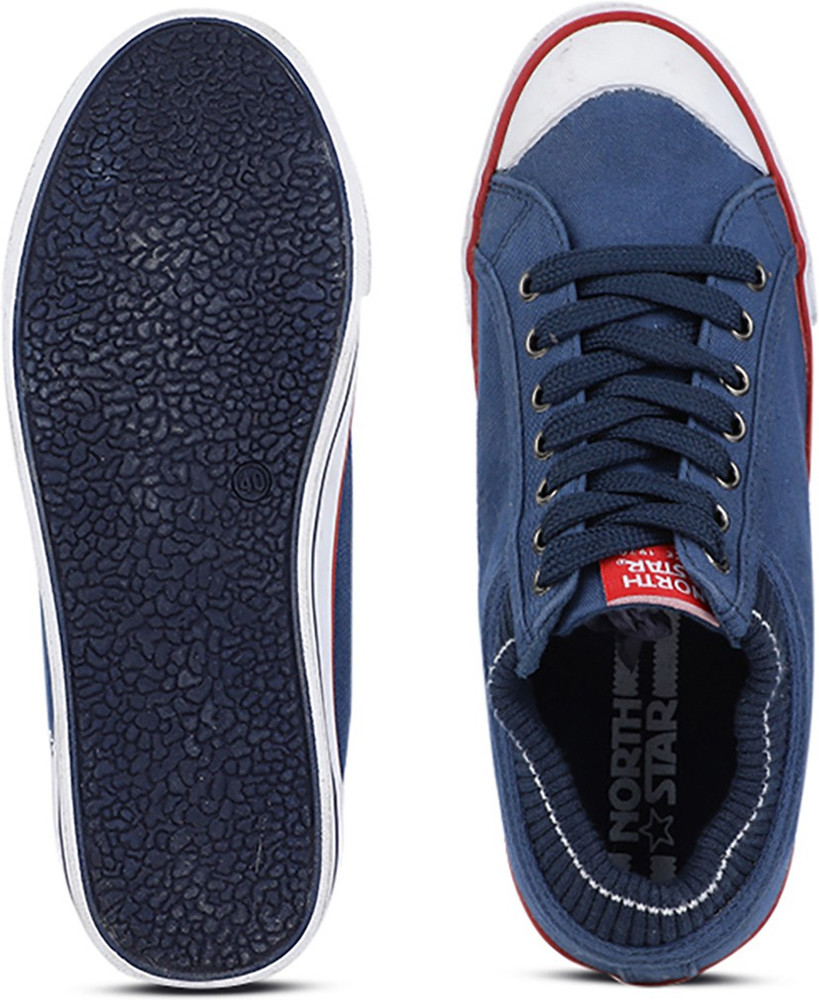 North face top canvas shoes
