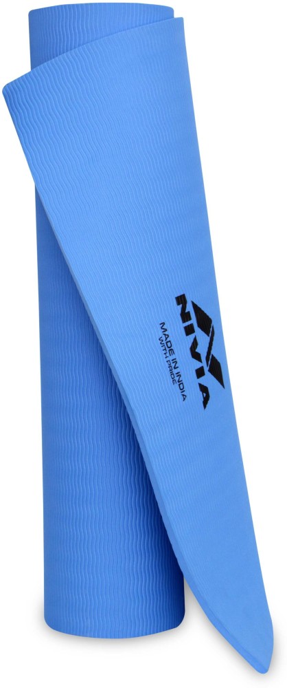 Nivia Yoga Mat - NBR 1 cm (Blue)