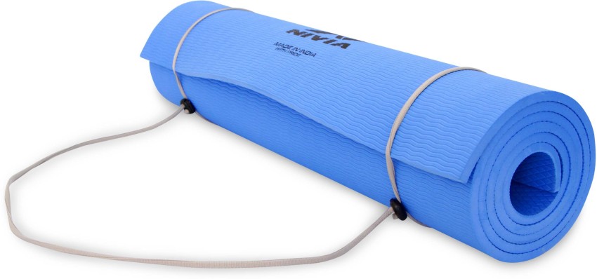 Nivia Yoga Mat - NBR 1 cm (Blue)