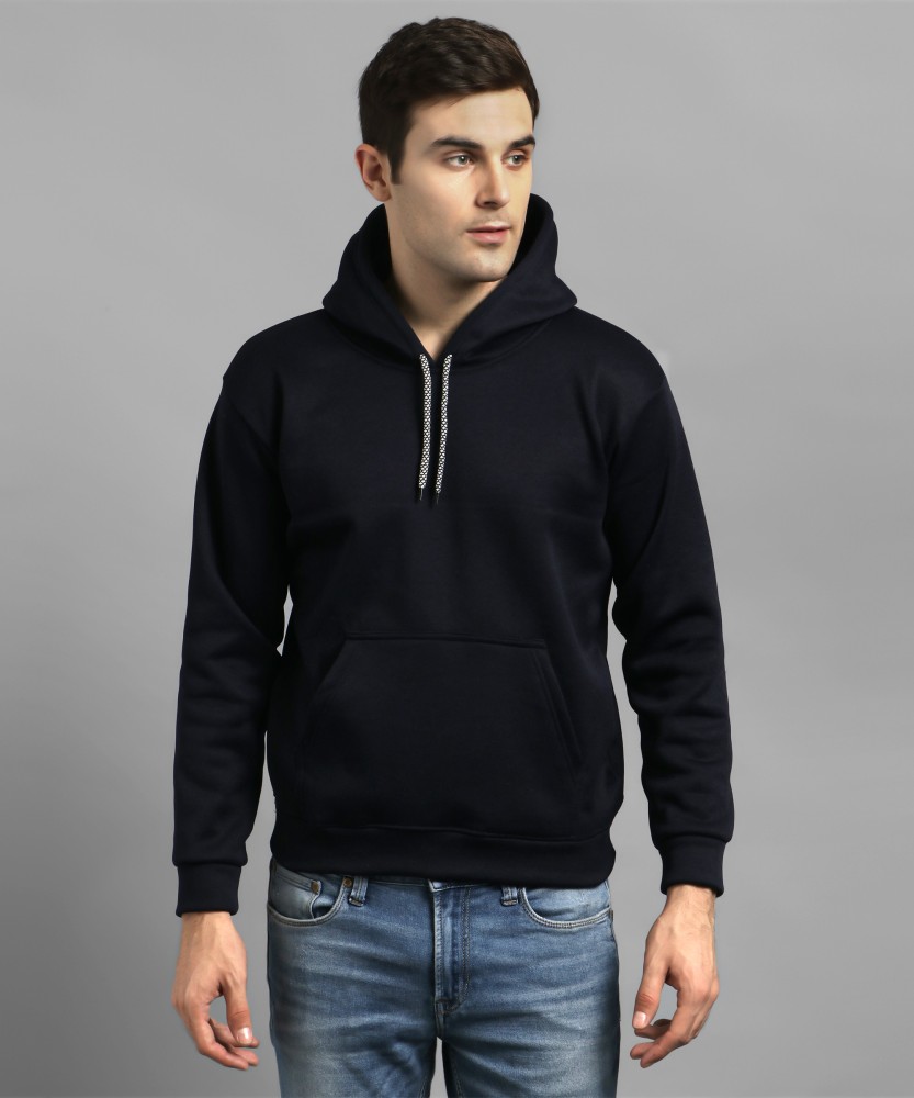 Christy World Solid Hooded Neck Casual Men Black Sweater - Buy Christy  World Solid Hooded Neck Casual Men Black Sweater Online at Best Prices in  India