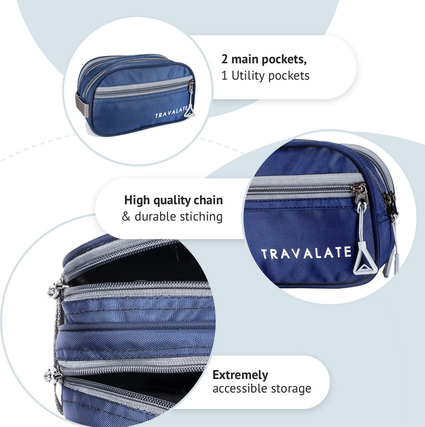 Mens folding clearance toiletry bag