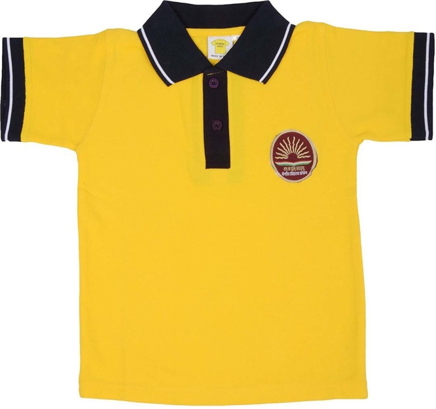 balaji school uniform Yellow Uniform T Shirt Price in India - Buy