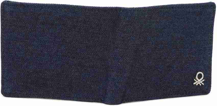 United Colors of Benetton Men Blue Denim Wallet 04E Price in India Flipkart
