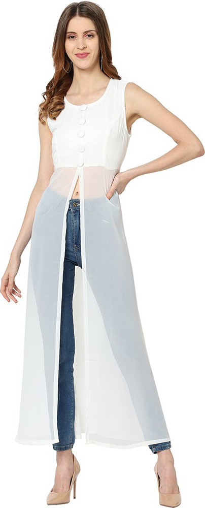My Swag Women Solid A line Kurta Buy My Swag Women Solid A line