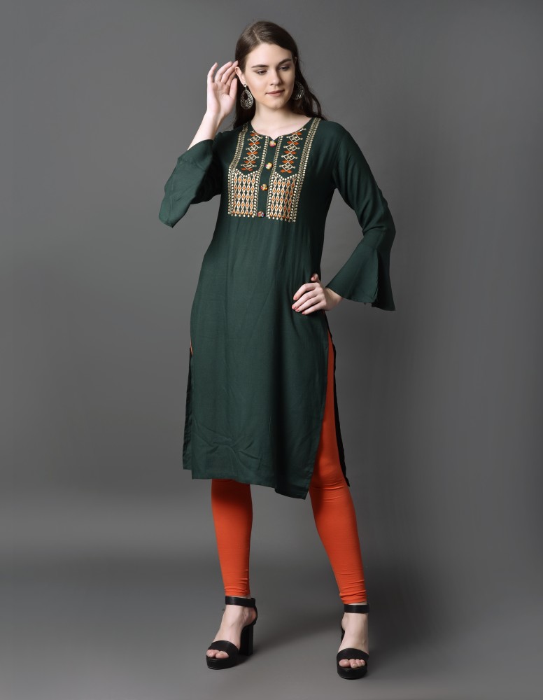 Flipkart hotsell green kurti