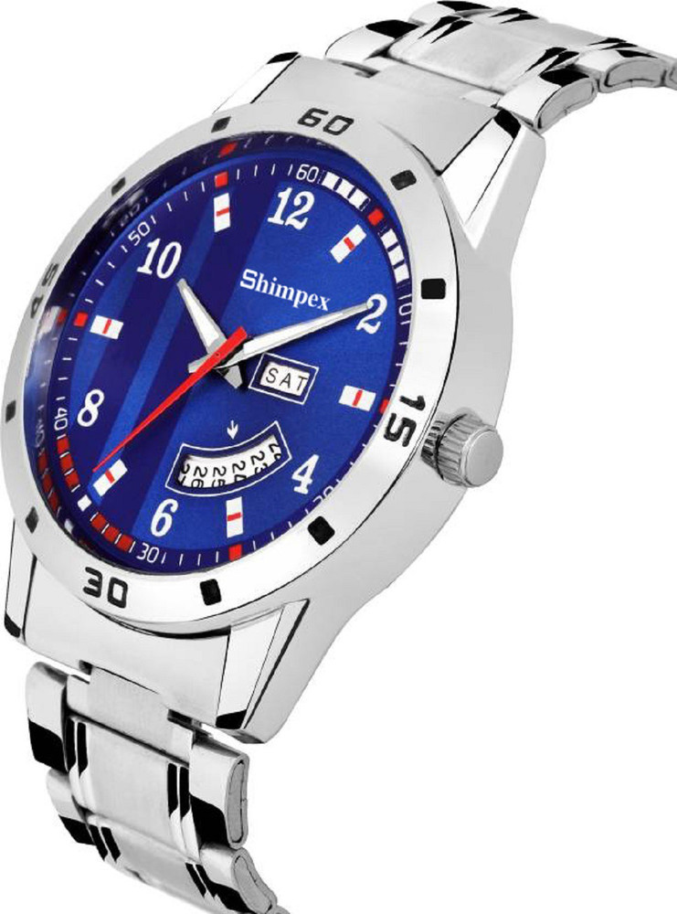 SHIMPEX Analog Watch For Boys Buy SHIMPEX Analog Watch For Boys 2594SM01 Day And Date Function Watch 1 year warranty Online at Best Prices in India Flipkart