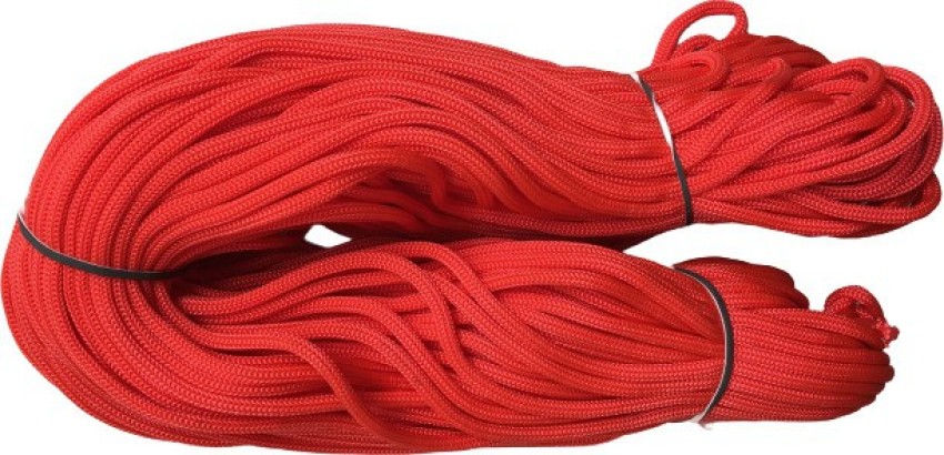 BRIGHT 4mm Red Color Nylon Thread-50 Meters - 4mm Red Color Nylon Thread-50  Meters . shop for BRIGHT products in India.