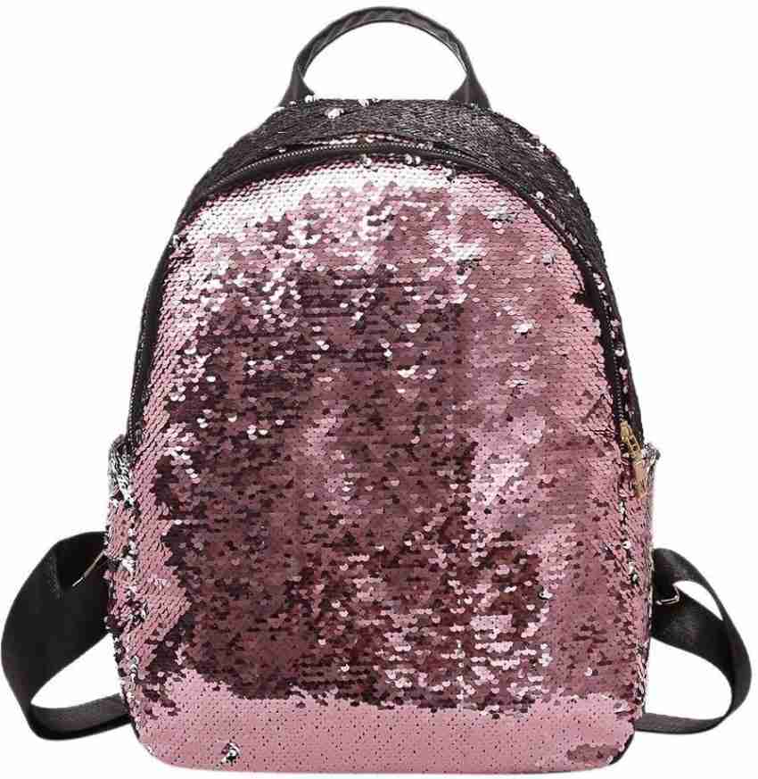 Pink best sale glitter bag