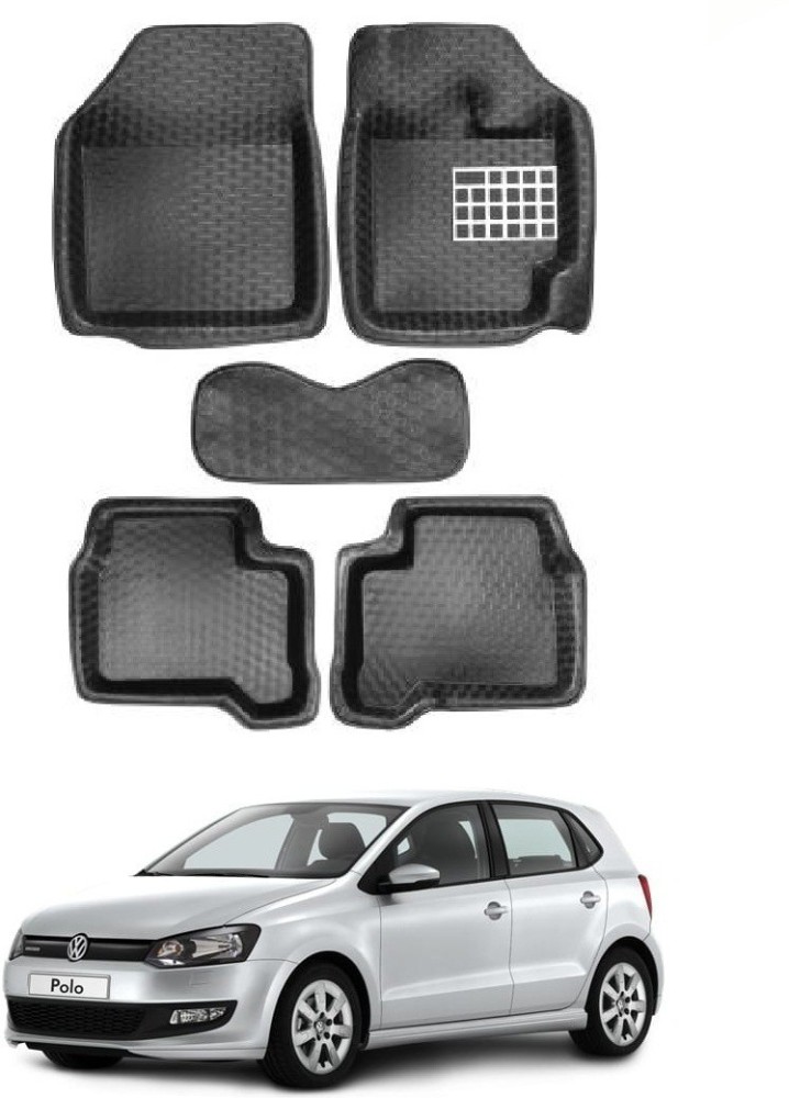 AGVWP19BL, 5D MATS FOR VOLKSWAGEN POLO ALL MODELS, Color - BLACK