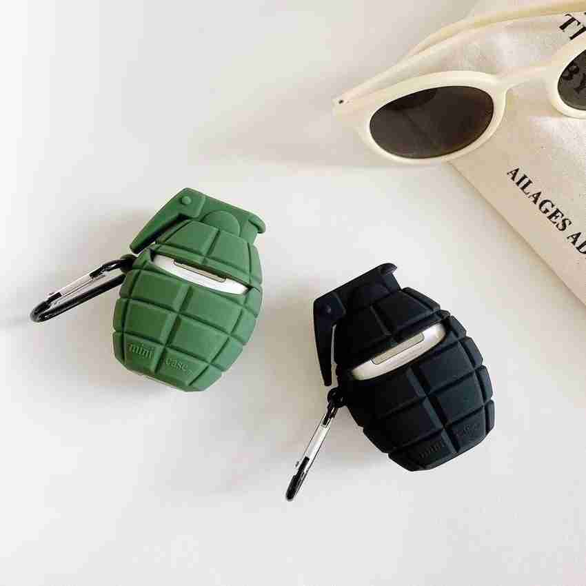 KHR Back Cover for Apple AirPods Pro Cute Pubg Grenade Case