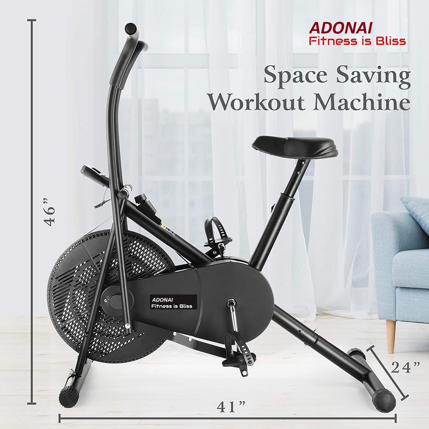 Adonai Upright Air Bike with Moving Fix Arms for Cardio Full Body Workout Upright Stationary Exercise Bike Buy Adonai Upright Air Bike with Moving Fix Arms for Cardio Full Body Workout Upright Station...