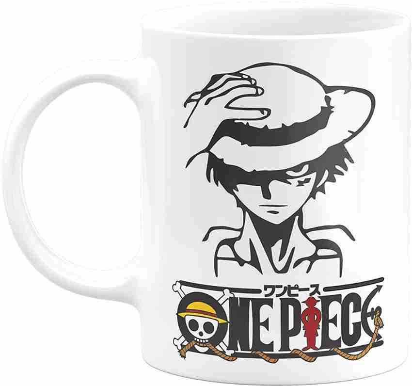 Anime ONE PIECE Coffee Mugs With Covers and Spoons