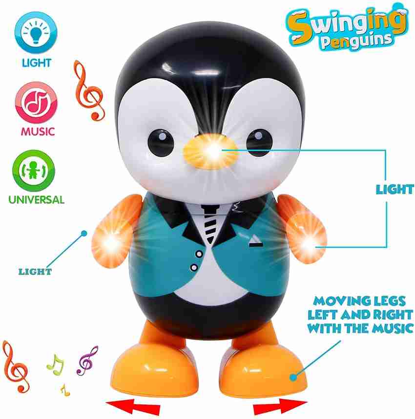 Musical Intelligent Walking and Dancing Penguin Sound Toy for Babies Educational Toddler Toy with Action Light and Music shop for FIDDLERZ products in India. Flipkart