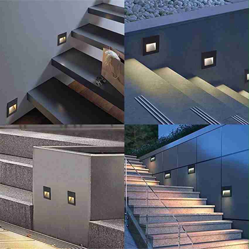Foot light in staircase store