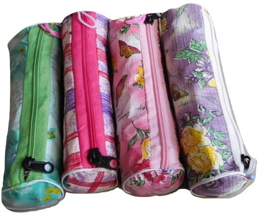 High Quality Multi-Pocket Combo Set of Big & Small Pencil Pouch for Girls &  Boys