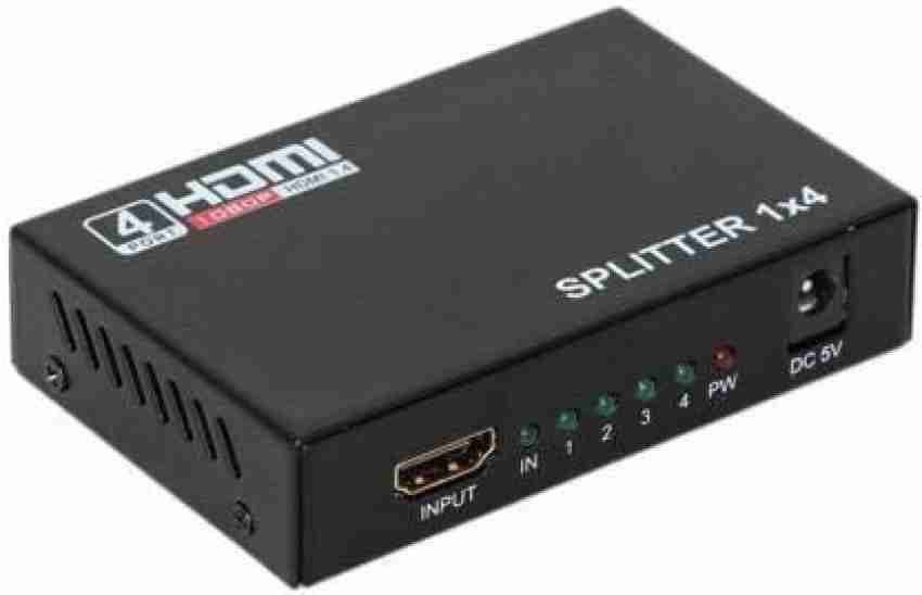 Microware 4K@30Hz HDMI Splitter, HDMI Splitter 1 in 2 Out, HDMI2.0b  Splitter for Dual Monitors, Support 3840x2160@30Hz, HDCP2.2, RGB 4:4:4,  18.5Gbps
