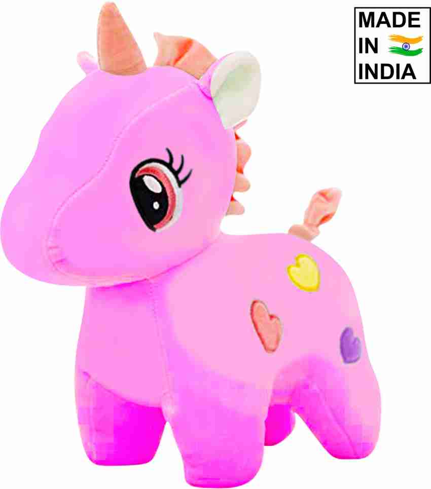 Pink unicorn soft toy on sale