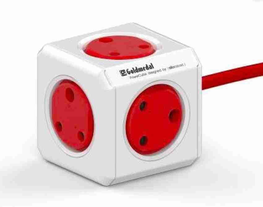 PowerCube-Cubic shaped 2 USB and 4 outlet plug-OriginalUSB –