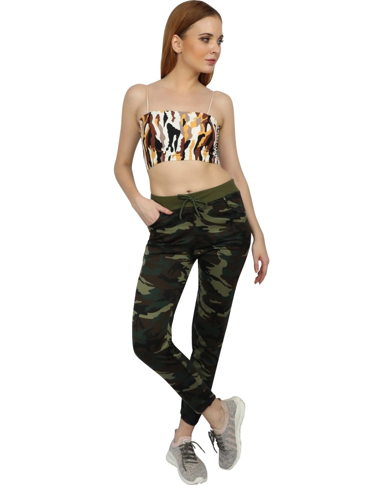 Buy Ktdd trading Army Lycra Cotton Track Pant for Girls and Women Size  26in to 32in 28 Greenstar at Amazonin