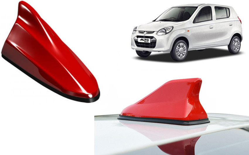 Auto Kite Red Shark Fin Replacement Signal AM FM Receiver Antenna
