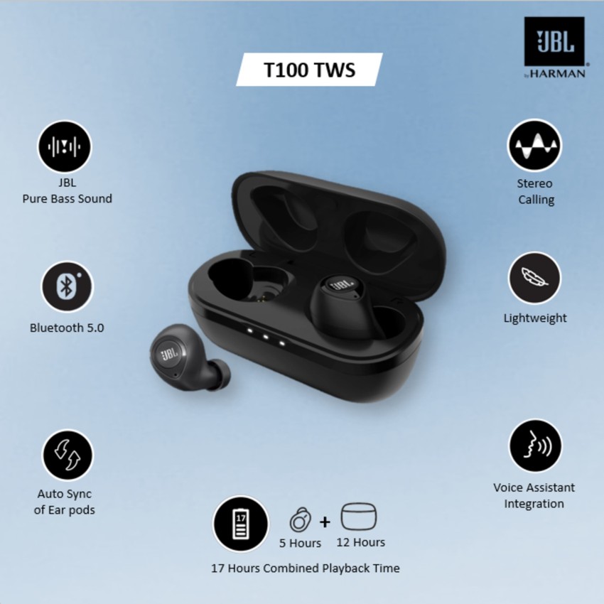 Jbl t100tws price in india new arrivals