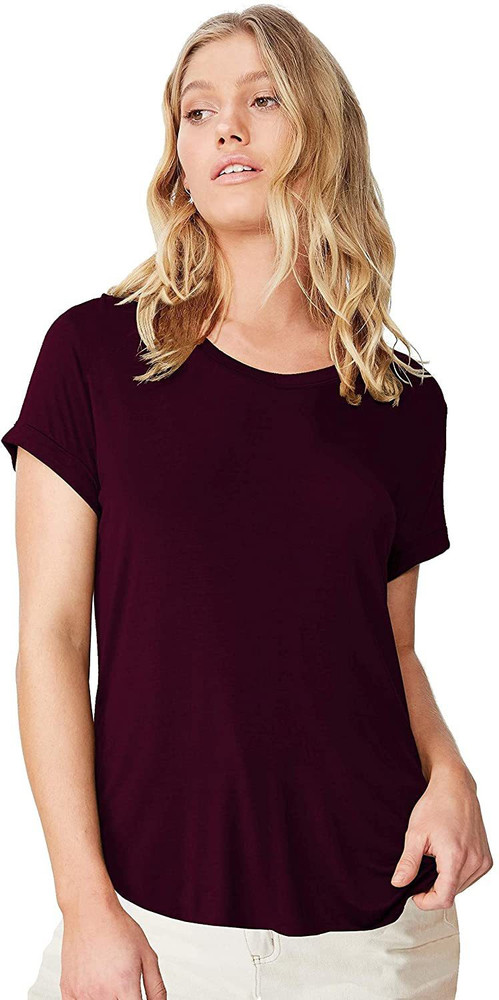 Plain colour t shirt discount ladies