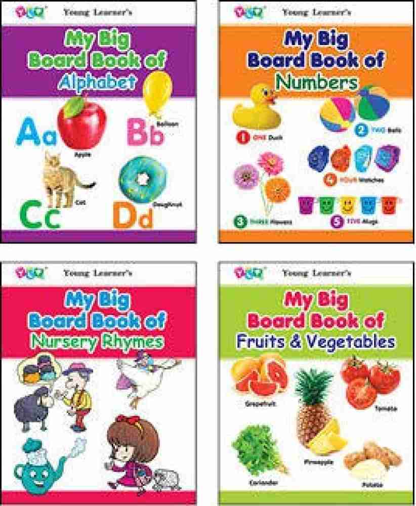 Set of 4 Magical pencil activity Books, 2 in 1 Magic Book of  Fruits-Vegetables, Flowers-Vehicles, Domestic Animals-Wild Animals and  Alphabet-Nursery Rhymes