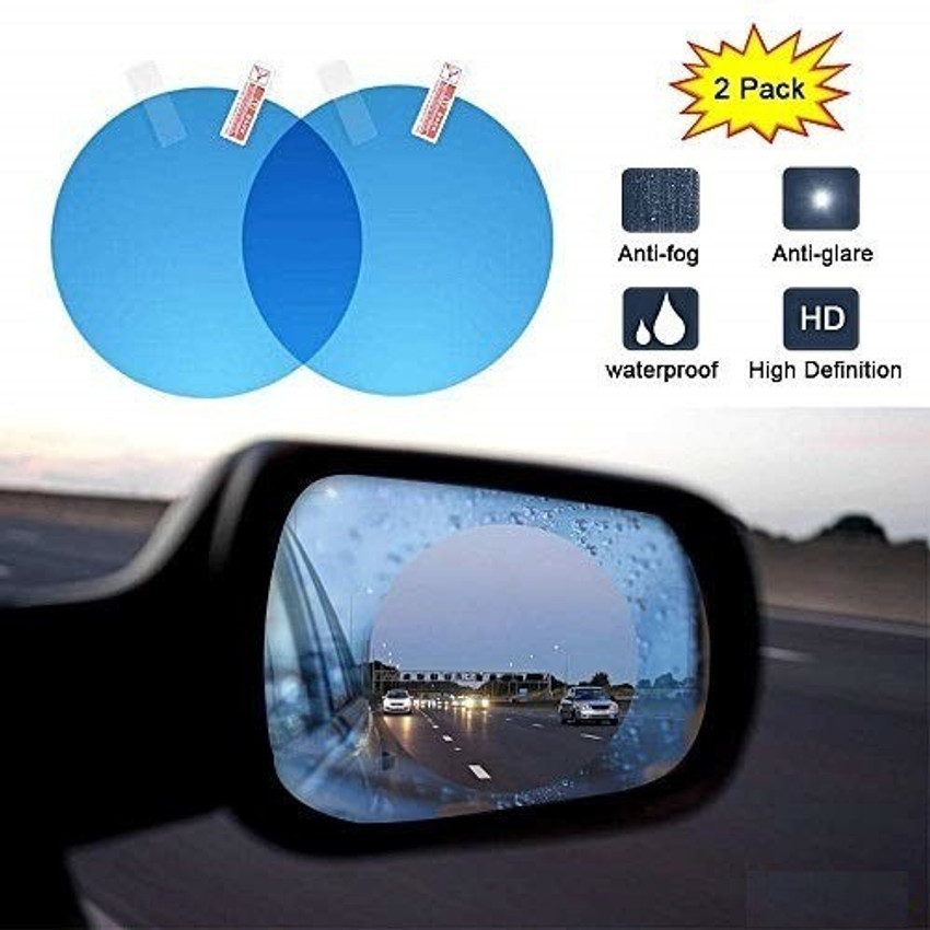 Trac Anti Fog Film Rearview Mirror Waterproof Film Anti glare Anti Dust Anti Water Mist HD Nano Film Rearview Mirror Side Window Protective for All