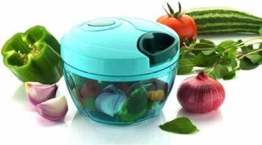 Handy and Compact Vegetable Chopper And Fruit Cutter with 3 Blades