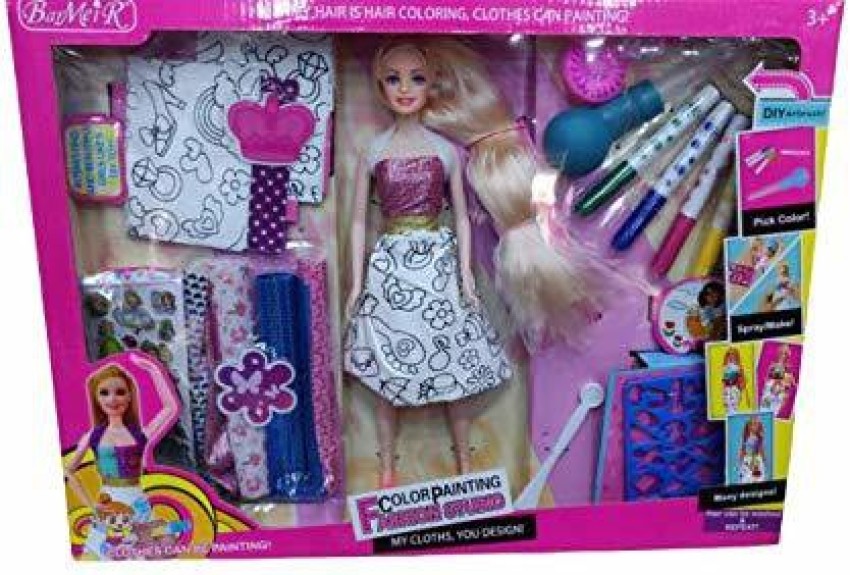 Barodian's Doll Makeup Set. - Doll Makeup Set. . Buy Beautiful Makeup Kit  For Girl., Classic Toy For Girl, Doll Makeup Kit With heir Color toys in  India. shop for Barodian's products