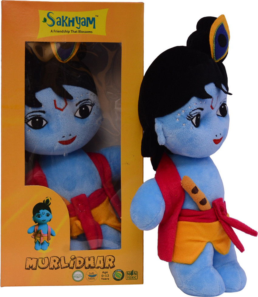Lord krishna soft toy sales