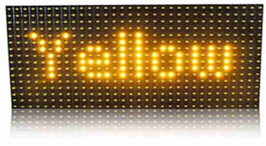 AL-QURAISH ELECTRONICS AND TECHNOLOGY P10 Outdoor LED Module Yellow 32×16  Cm LED Display Price in India - Buy AL-QURAISH ELECTRONICS AND TECHNOLOGY  P10 Outdoor LED Module Yellow 32×16 Cm LED Display online