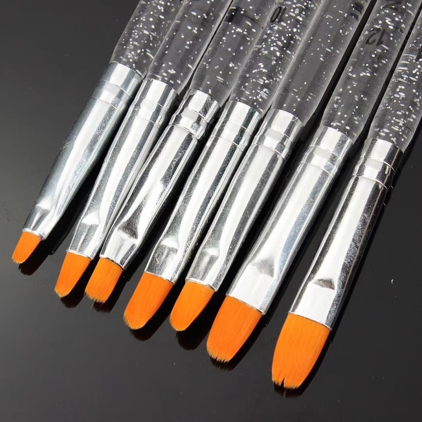 Acrylic Nail Brush Set Size 81014 Kolinsky Nail Brushes Acrylic  Application  Full On Cinema