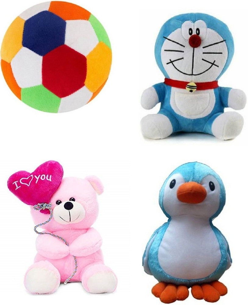 Sanvidecors Combo Pack of 4 cute soft toys for baby baccho ki