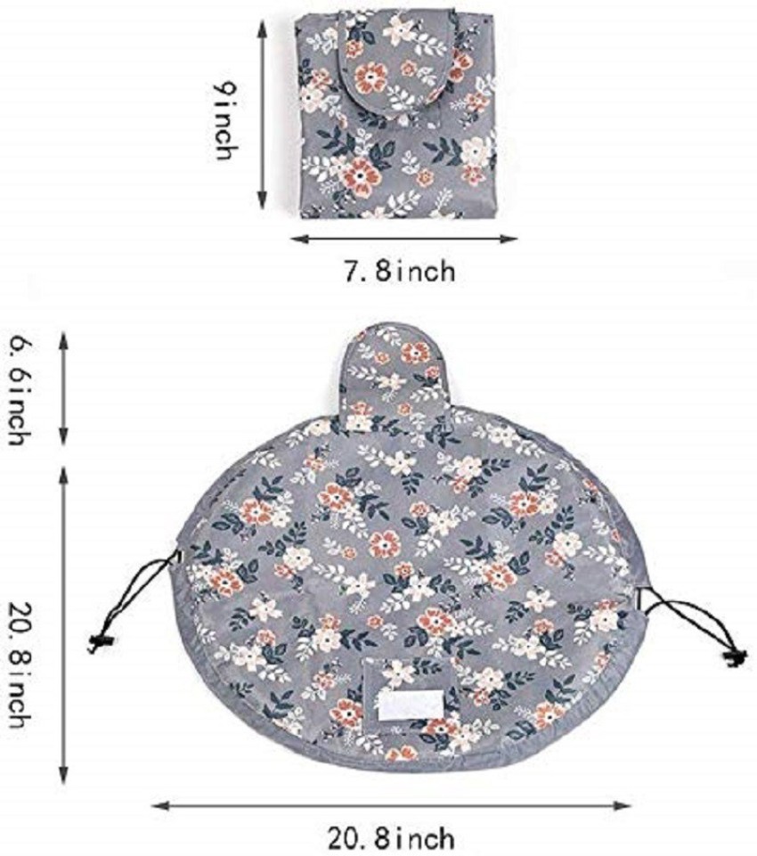 Portable Drawstring Makeup Bag, Drawstring Cosmetic Bag Large Capacity Lazy  Travel Makeup Pouch Magic Toiletry Bag