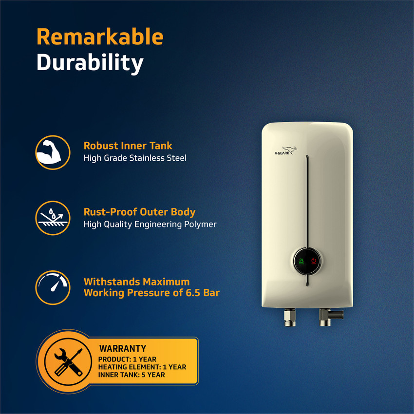 V-Guard 3 L Instant Water Geyser (Victo Insta Lite 3 L, Ivory) Price in  India - Buy V-Guard 3 L Instant Water Geyser (Victo Insta Lite 3 L, Ivory)  online at Flipkart.com