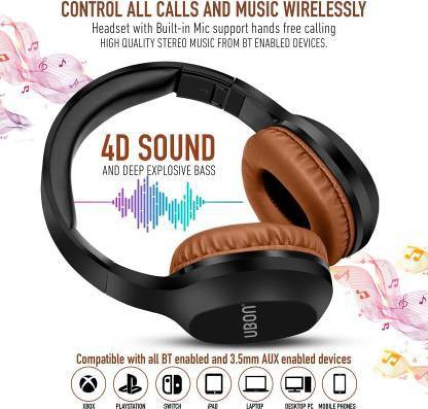 Ubon HP 50 MEGA BASS WIRELESS BLUETOOTH HEADPHONE WITH 36 HRS BACKUP Bluetooth Price in India Buy Ubon HP 50 MEGA BASS WIRELESS BLUETOOTH HEADPHONE WITH 36 HRS BACKUP Bluetooth Online Ubon Flipkart ...