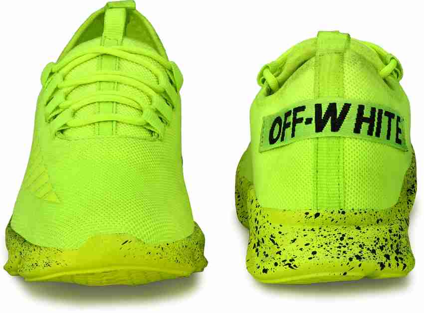 Off white neon green shoes online