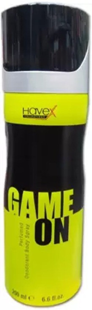 Havex Game On Perfumed Body Spray Deodorant Spray For Men