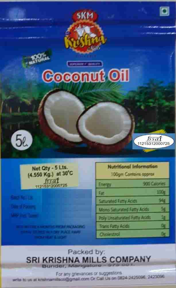 Coconut Oil for soap making at Rs 105/bottle of 1 litre, Karnataka, Mangalore