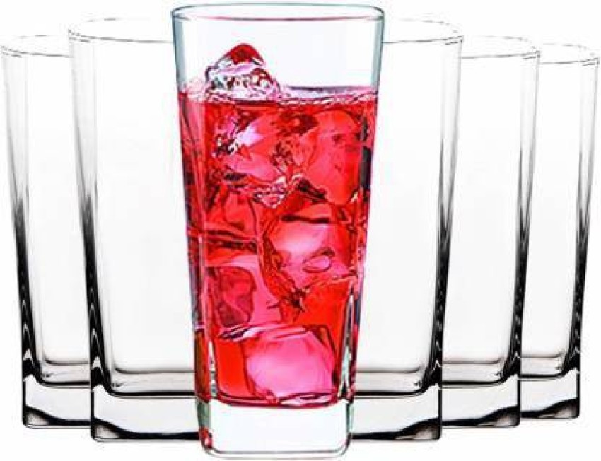 S1Store (Pack of 6) Drinking Glasses for Mixed Drinks, Water