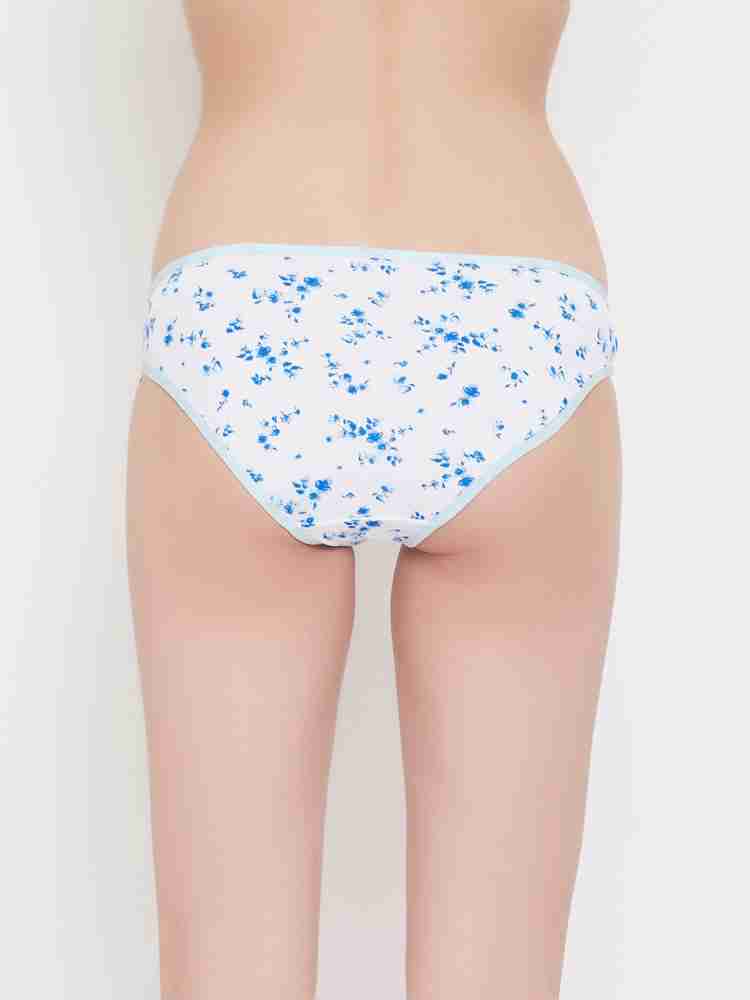 Buy Clovia Low Waist Dot Print Bikini Panty In Light Grey - Cotton Online