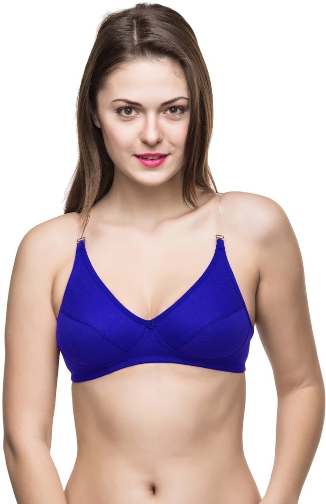 ELFLADY Transparent Strip Full Coverage Plain Non Padded Bra for Women and  Grils (Pack of 6) Women T-Shirt Non Padded Bra - Buy ELFLADY Transparent  Strip Full Coverage Plain Non Padded Bra