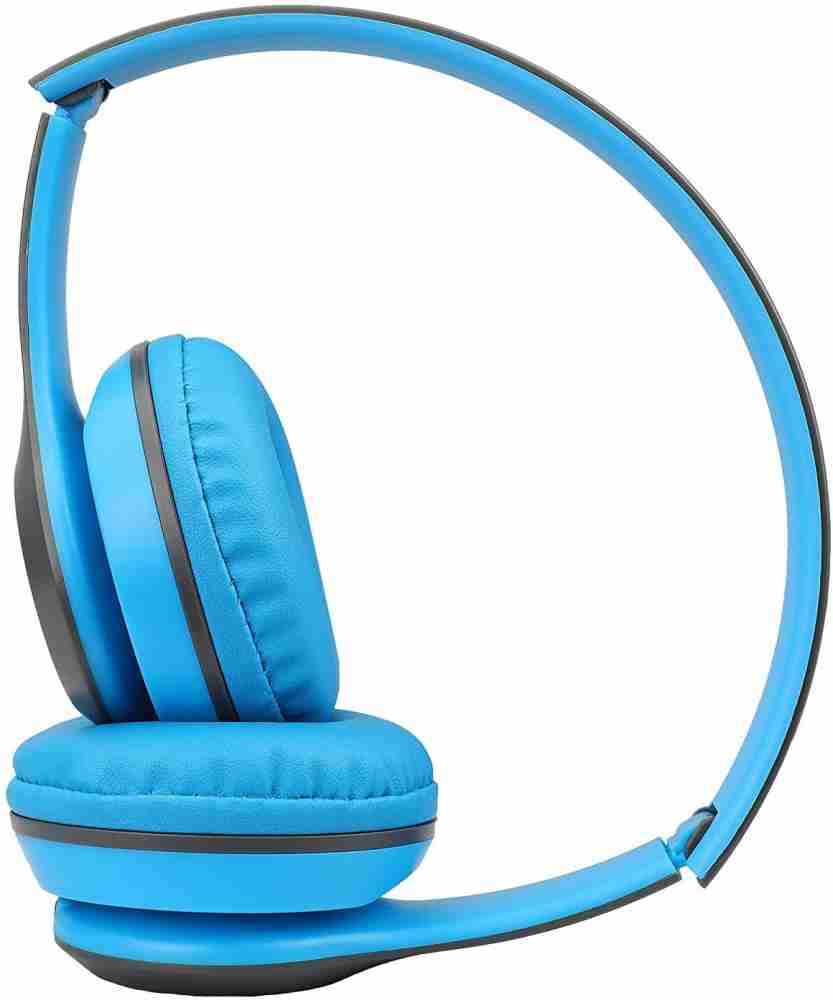 Headset with mic online blue