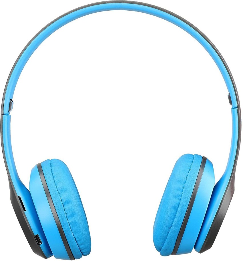 Wireless headphones best sale blue color