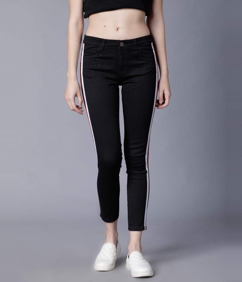 Side stripe jeans store flipkart