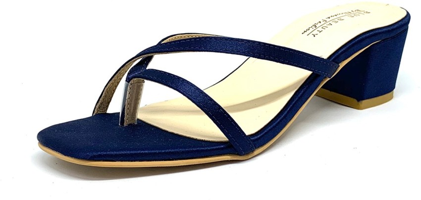 ladies blue sandals