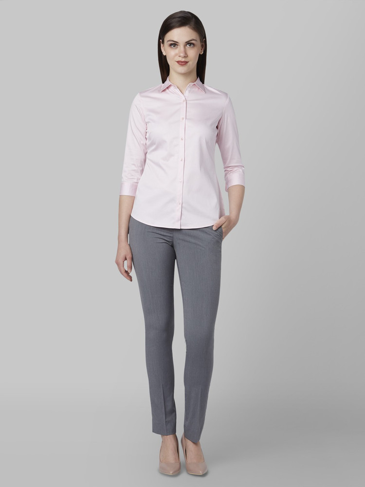 Park avenue women's solid formal shirt online