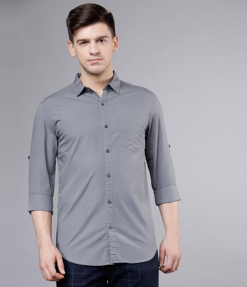 Grey deals shirt casual