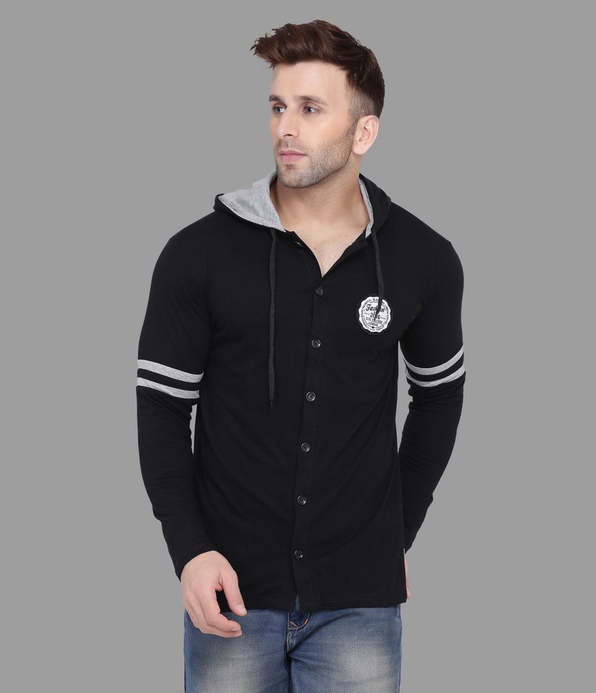 Jwala Men Solid Casual Black Shirt - Buy Jwala Men Solid Casual Black Shirt  Online at Best Prices in India